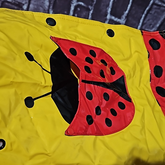 Driplets 🎁 by Wippette Kids Hooded Lady Bug Raincoat - Picture 3 of 11